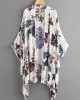 Women Summer Floral Print Loose Long Sleeve Irregular Hem Cardigans Women Summer Floral Print Loose Long Sleeve Irregular Hem Cardigans