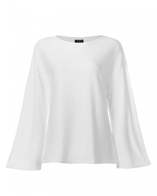 Women Autumn Knitted Bell Sleeve Casual Pullover Sweaters Women Autumn Knitted Bell Sleeve Casual Pullover Sweaters