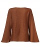 Women Autumn Knitted Bell Sleeve Casual Pullover Sweaters Women Autumn Knitted Bell Sleeve Casual Pullover Sweaters